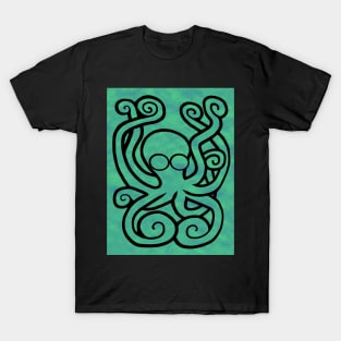 Octo-Doodle-Pus Green T-Shirt